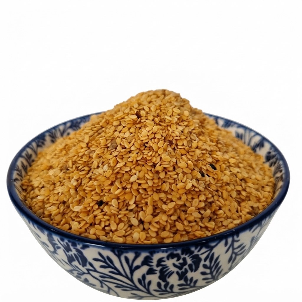 کنجد پوست کنده دو آتیشه